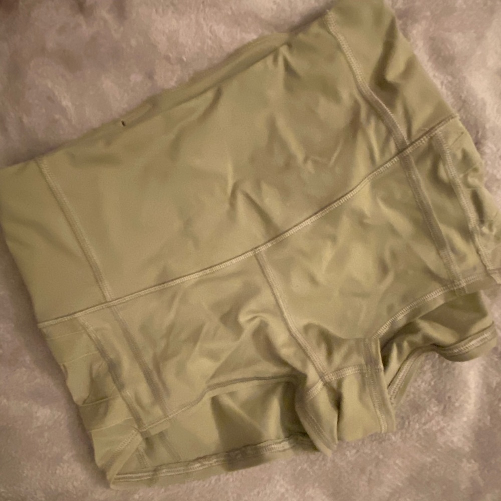 Gray spandex shorts